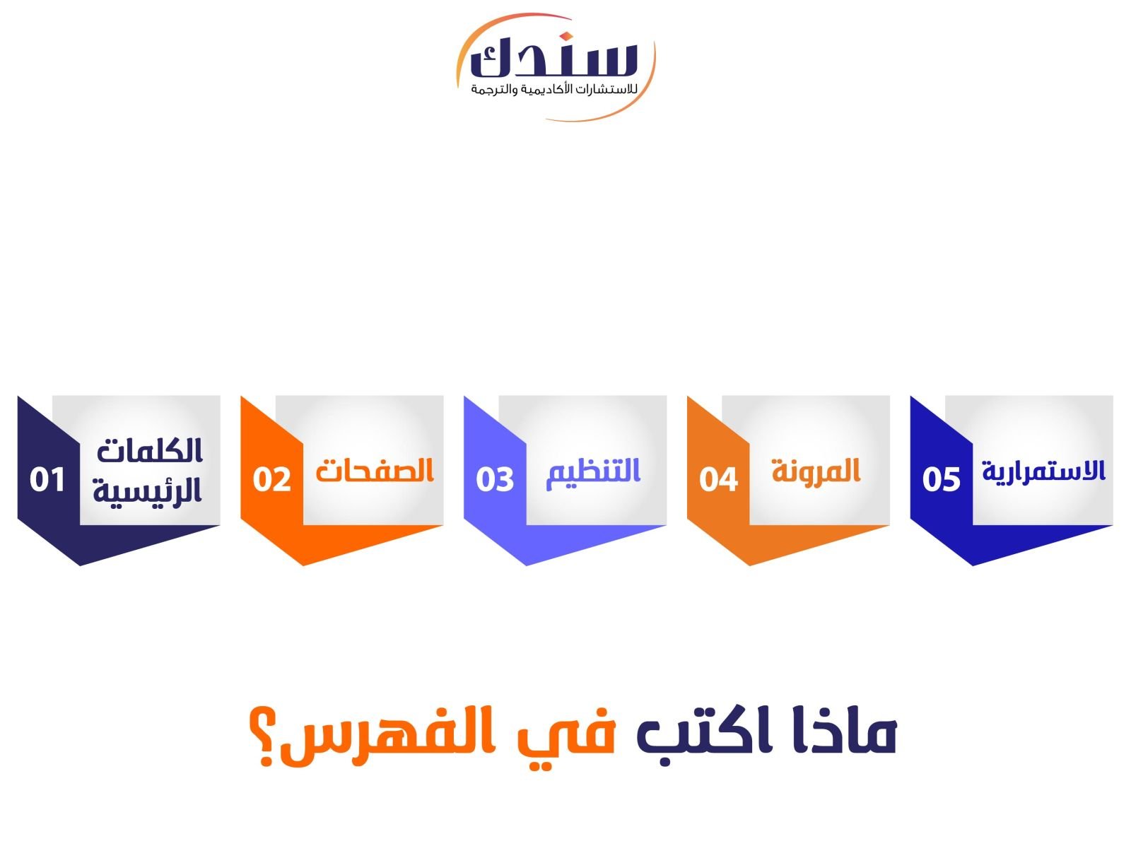 ماذا اكتب في الفهرس؟